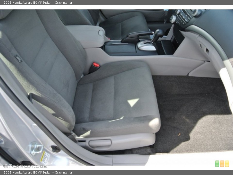 Gray Interior Front Seat for the 2008 Honda Accord EX V6 Sedan #80792401