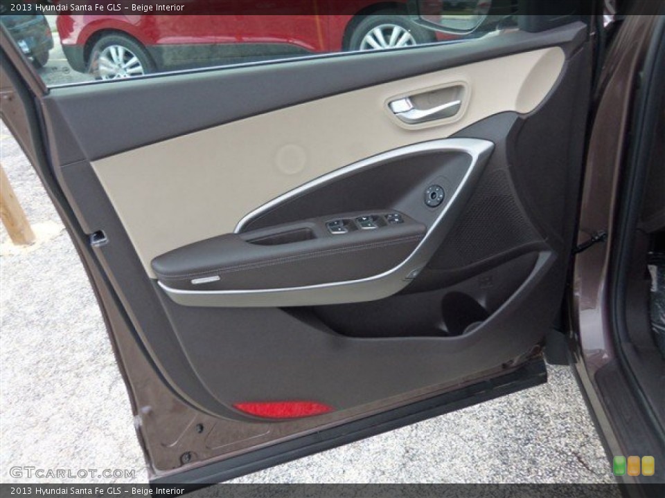 Beige Interior Door Panel for the 2013 Hyundai Santa Fe GLS #80795414