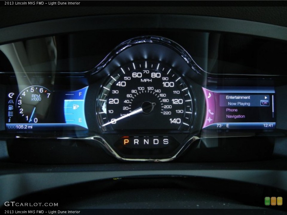 Light Dune Interior Gauges for the 2013 Lincoln MKS FWD #80795415