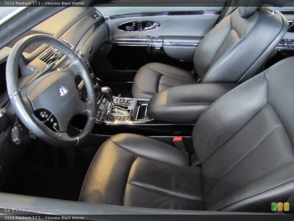 Vesuvius Black Interior Photo for the 2010 Maybach 57 S #80795665