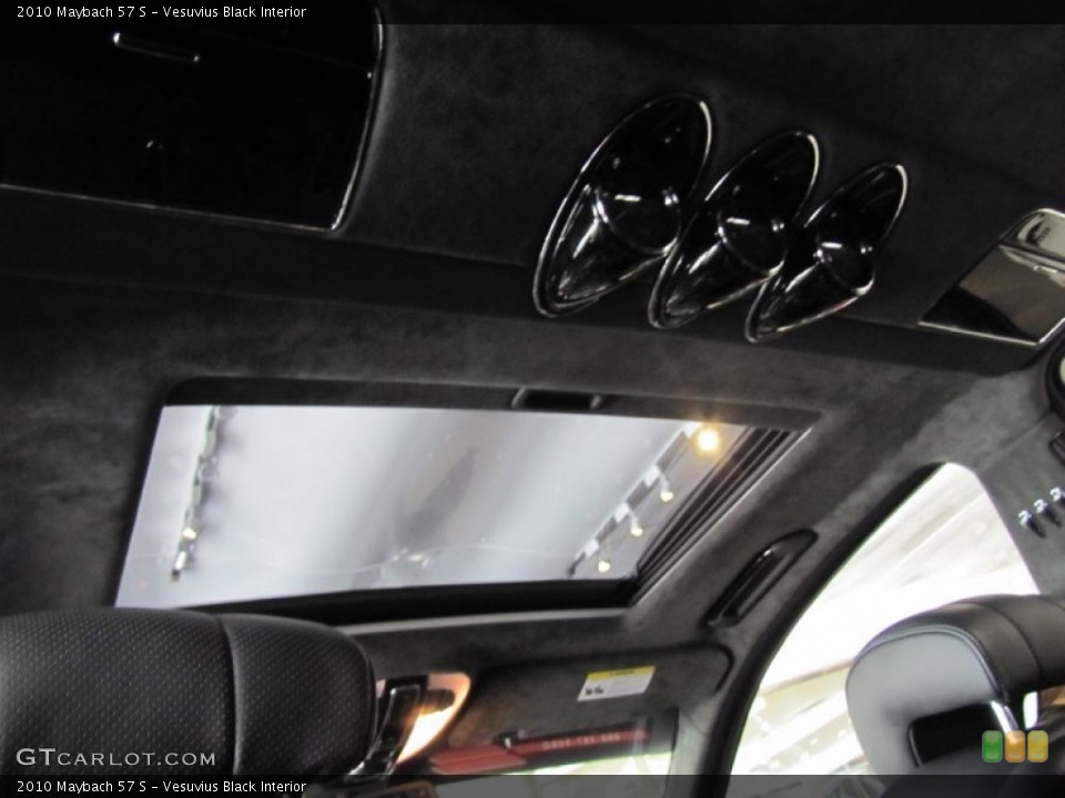 Vesuvius Black Interior Sunroof for the 2010 Maybach 57 S #80795835