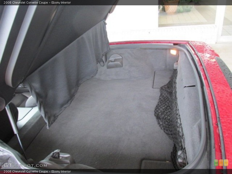 Ebony Interior Trunk for the 2008 Chevrolet Corvette Coupe #80796511