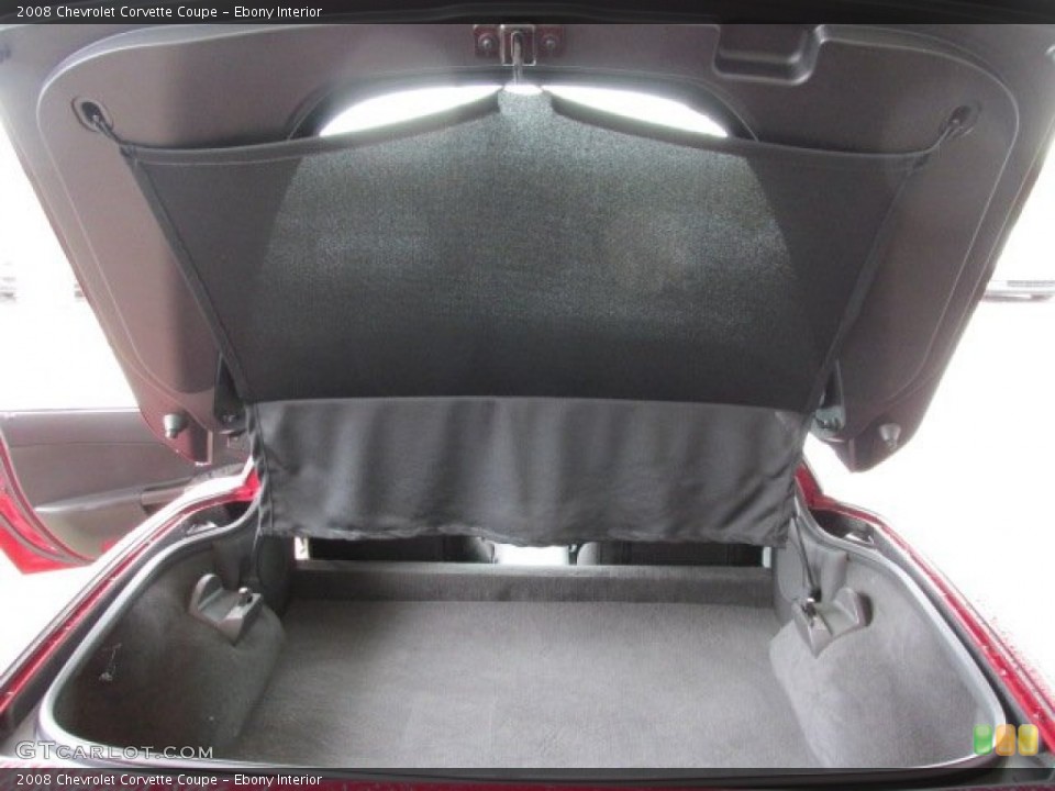 Ebony Interior Trunk for the 2008 Chevrolet Corvette Coupe #80796534