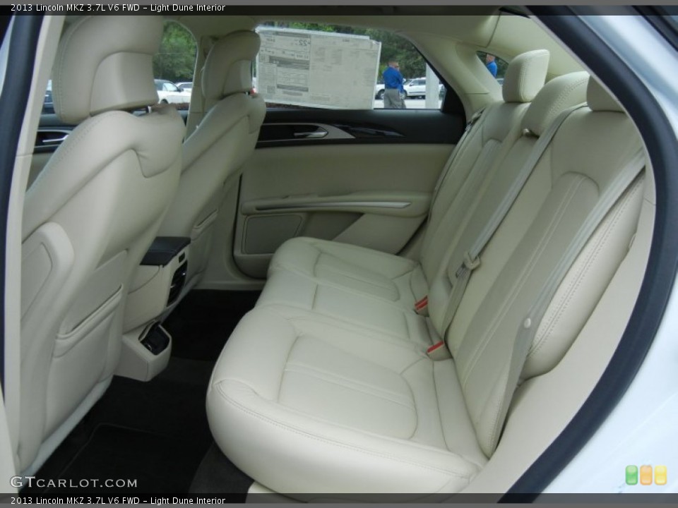Light Dune Interior Rear Seat for the 2013 Lincoln MKZ 3.7L V6 FWD #80796913