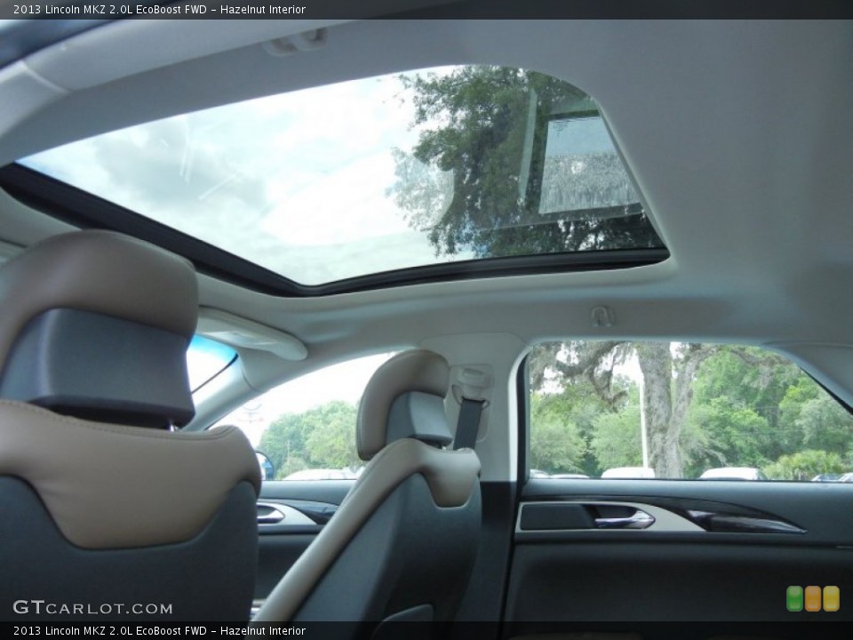 Hazelnut Interior Sunroof for the 2013 Lincoln MKZ 2.0L EcoBoost FWD #80800487