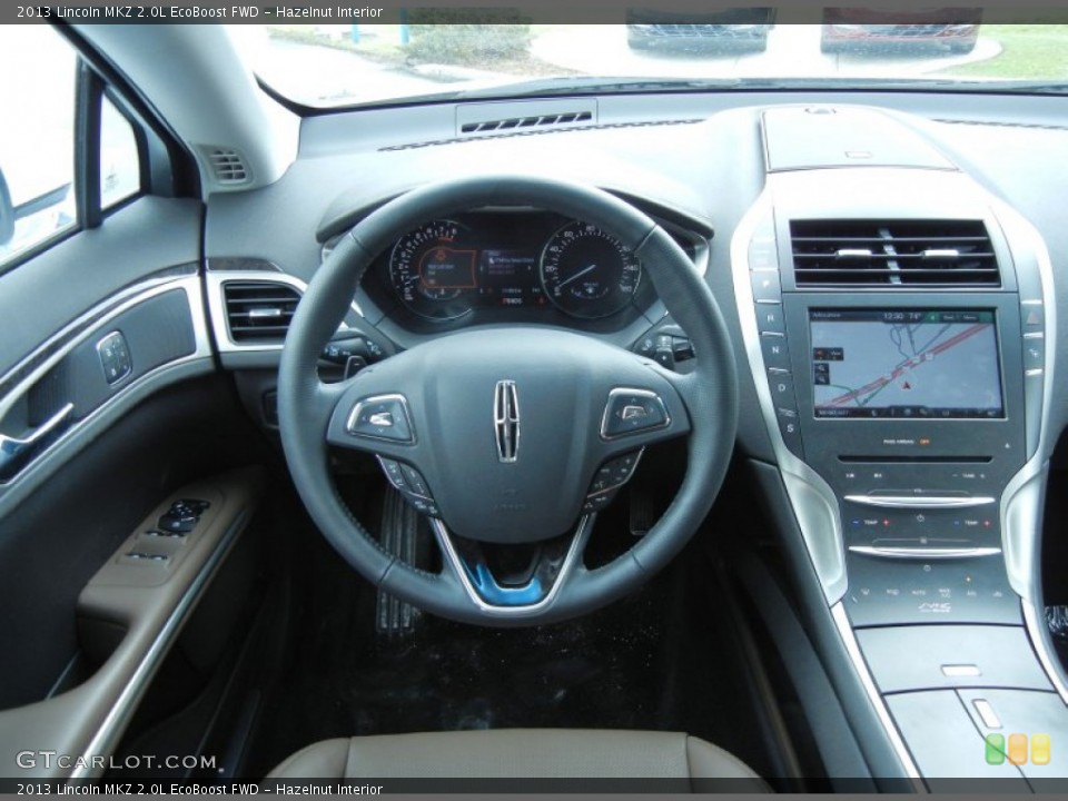 Hazelnut Interior Dashboard for the 2013 Lincoln MKZ 2.0L EcoBoost FWD #80800510