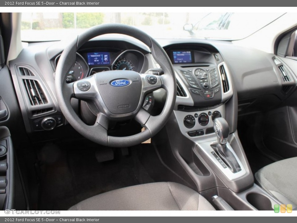 Charcoal Black Interior Dashboard for the 2012 Ford Focus SE 5-Door #80801488