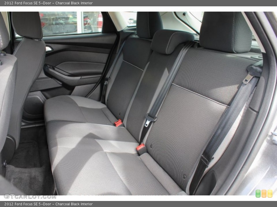 Charcoal Black Interior Rear Seat for the 2012 Ford Focus SE 5-Door #80801512