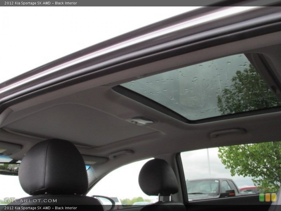 Black Interior Sunroof for the 2012 Kia Sportage SX AWD #80802803