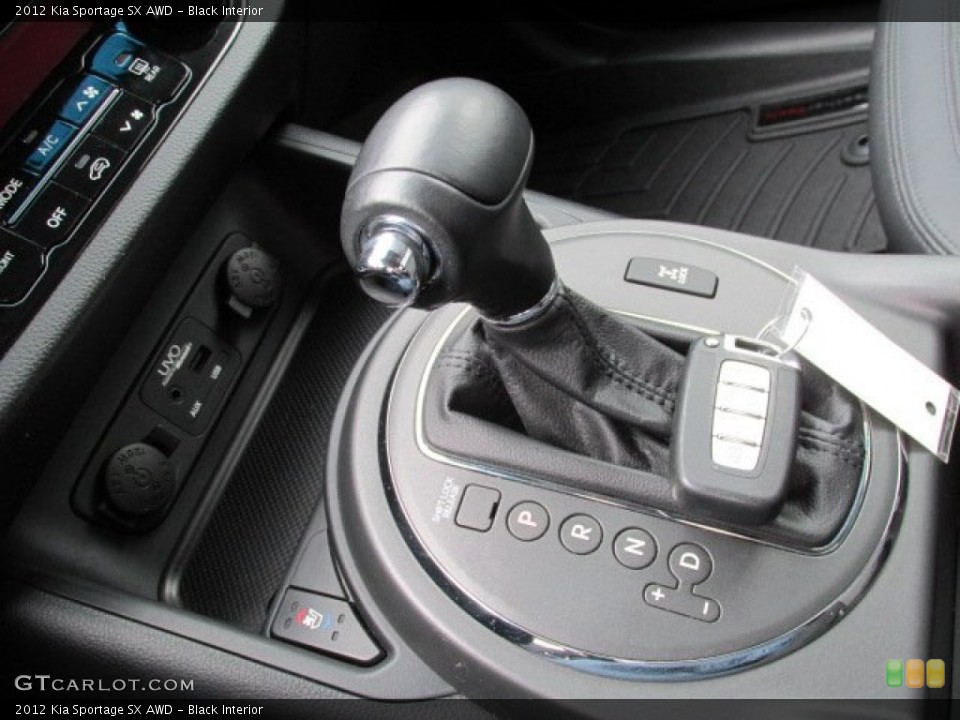 Black Interior Transmission for the 2012 Kia Sportage SX AWD #80802908
