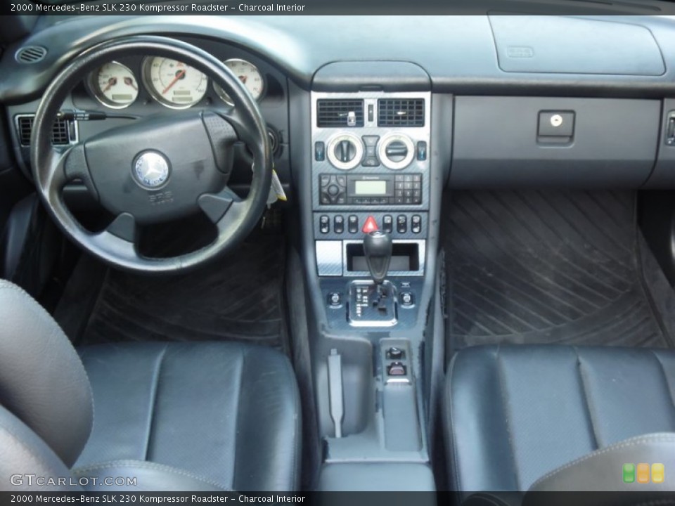 Charcoal Interior Dashboard for the 2000 Mercedes-Benz SLK 230 Kompressor Roadster #80804407