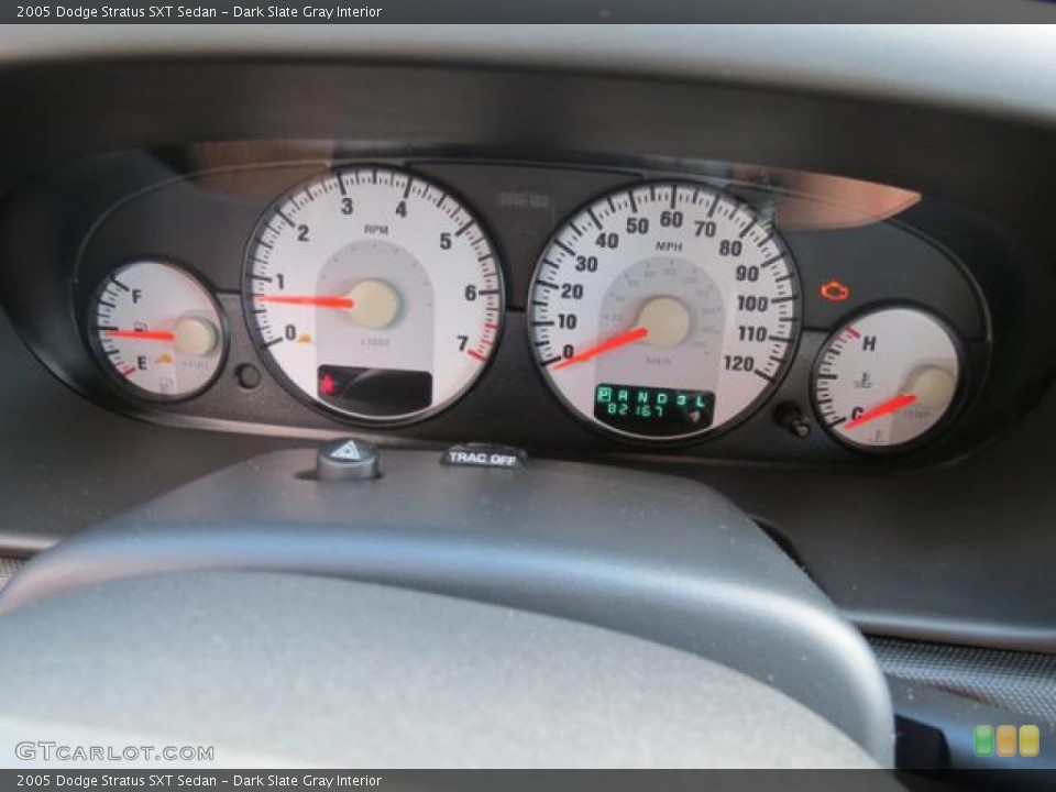 Dark Slate Gray Interior Gauges for the 2005 Dodge Stratus SXT Sedan #80805211