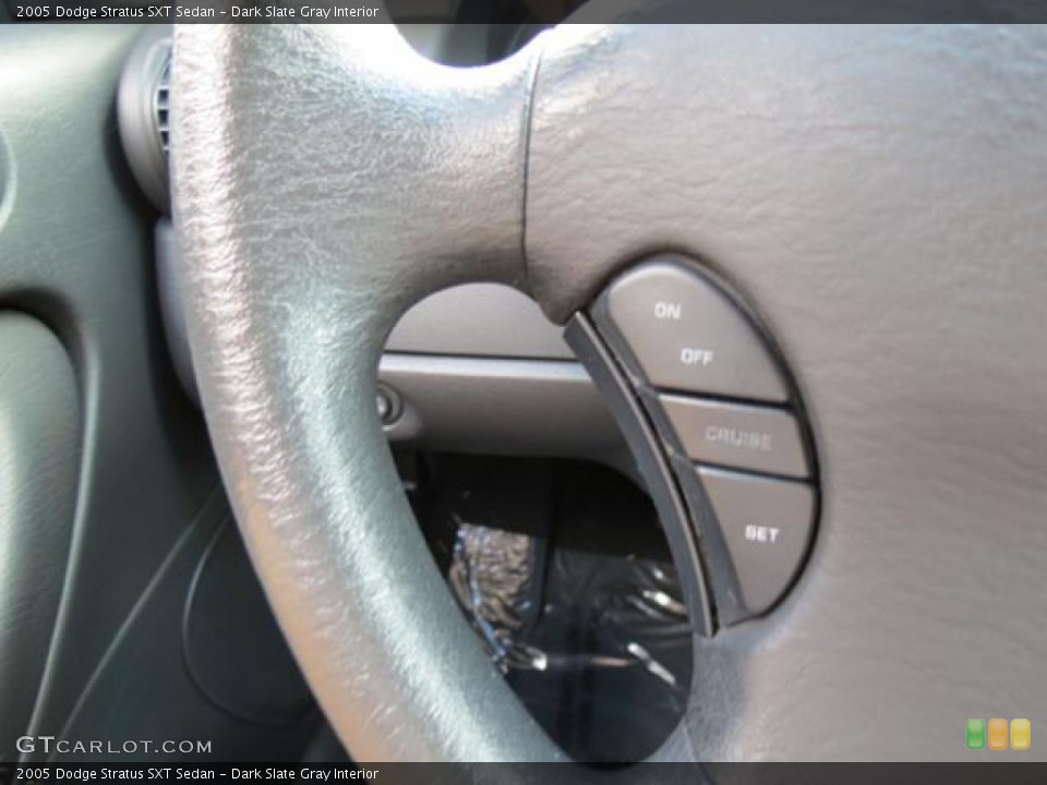 Dark Slate Gray Interior Controls for the 2005 Dodge Stratus SXT Sedan #80805272