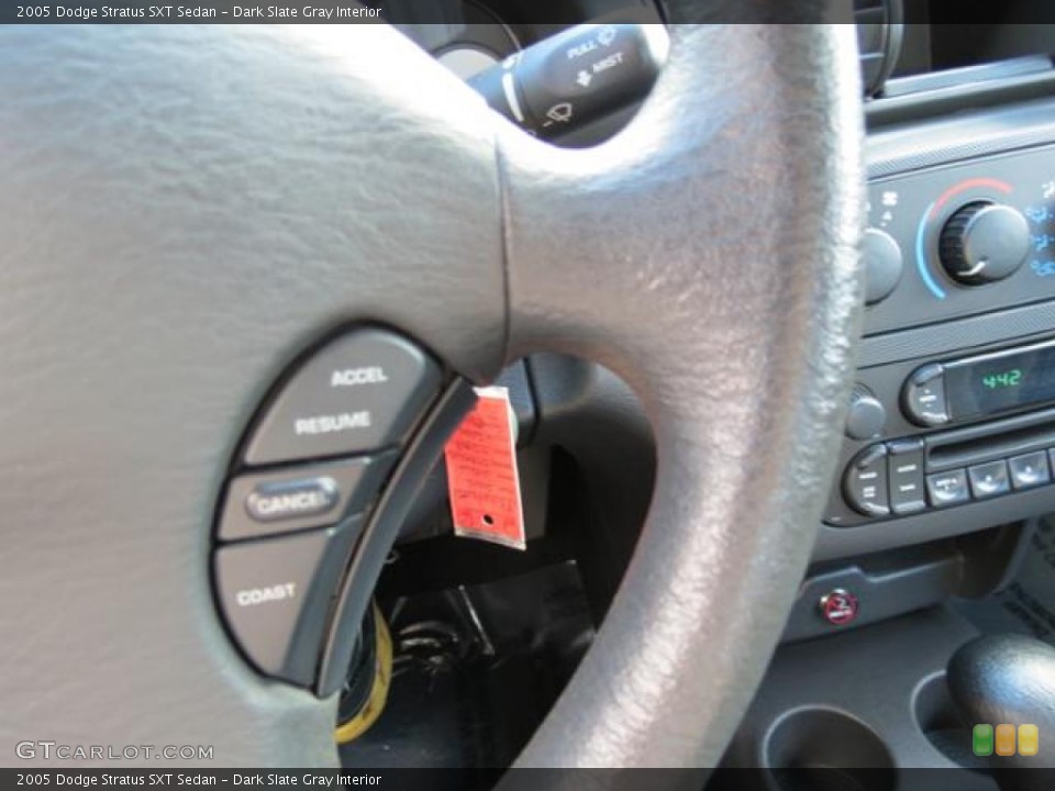 Dark Slate Gray Interior Controls for the 2005 Dodge Stratus SXT Sedan #80805292