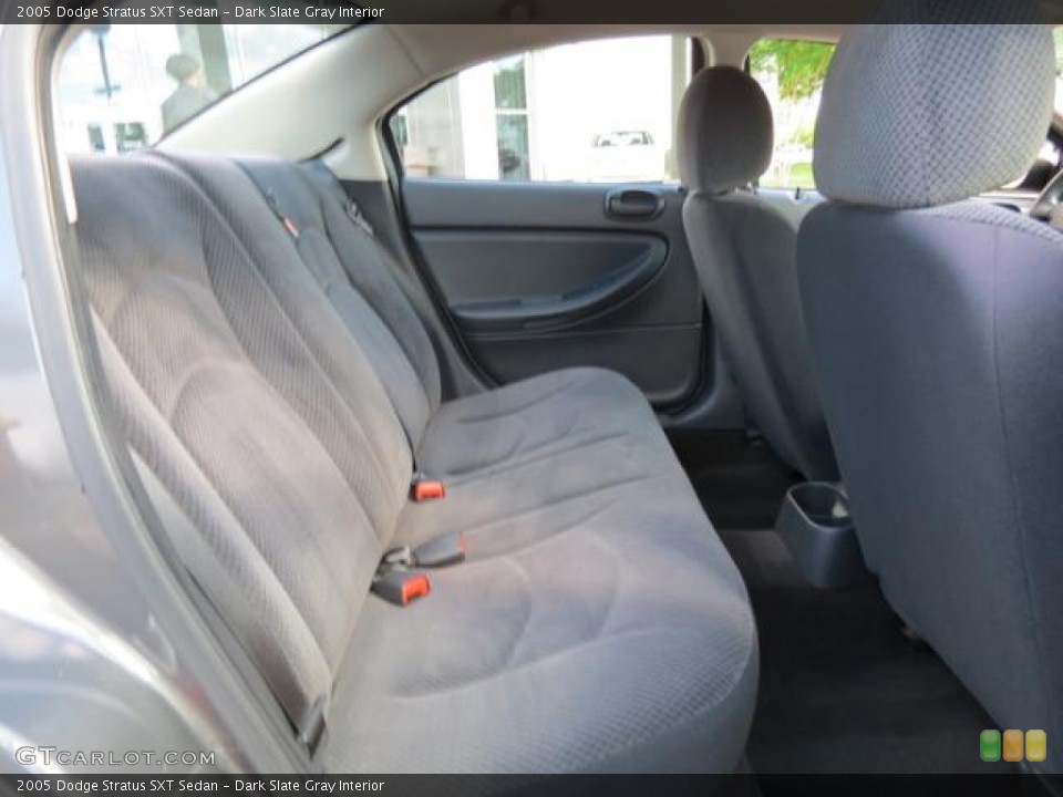 Dark Slate Gray Interior Rear Seat for the 2005 Dodge Stratus SXT Sedan #80805438