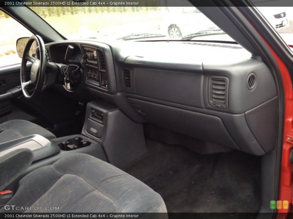 Graphite Interior Photo for the 2001 Chevrolet Silverado 2500HD LS Extended Cab 4x4 #80806408