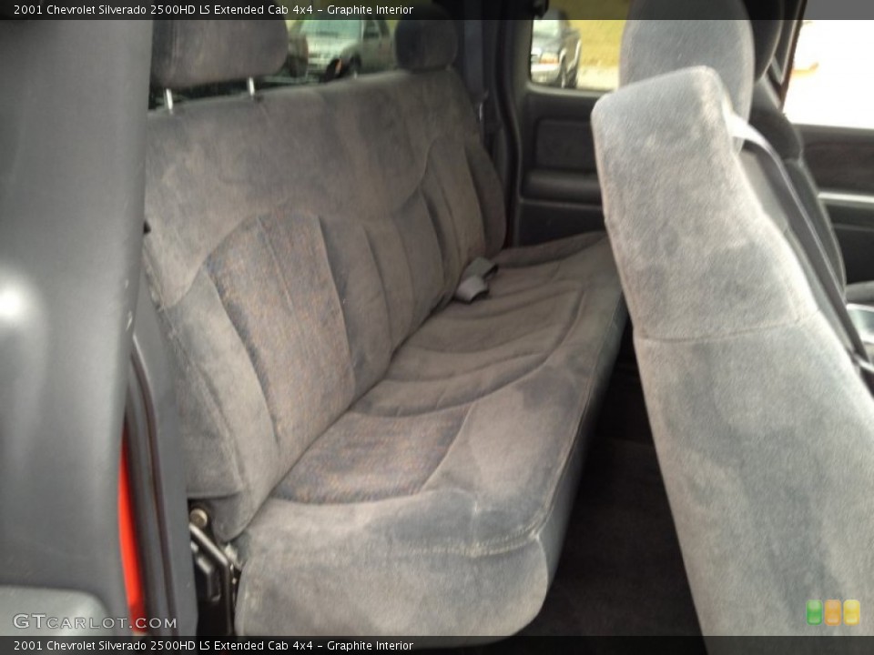 Graphite Interior Rear Seat for the 2001 Chevrolet Silverado 2500HD LS Extended Cab 4x4 #80806441