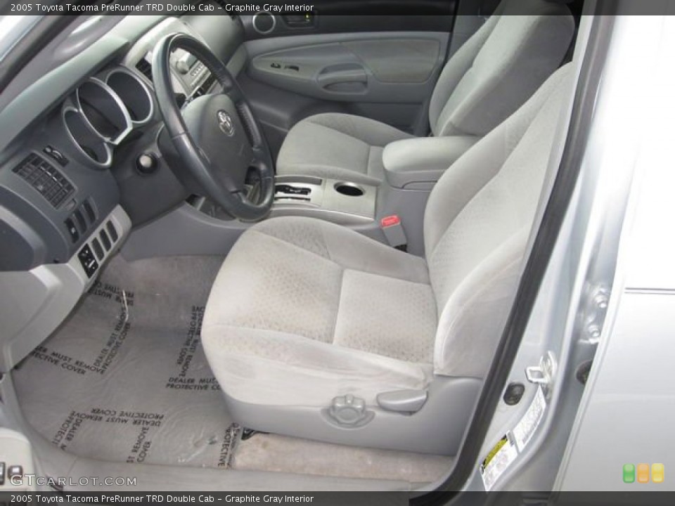 Graphite Gray Interior Photo for the 2005 Toyota Tacoma PreRunner TRD Double Cab #80807762