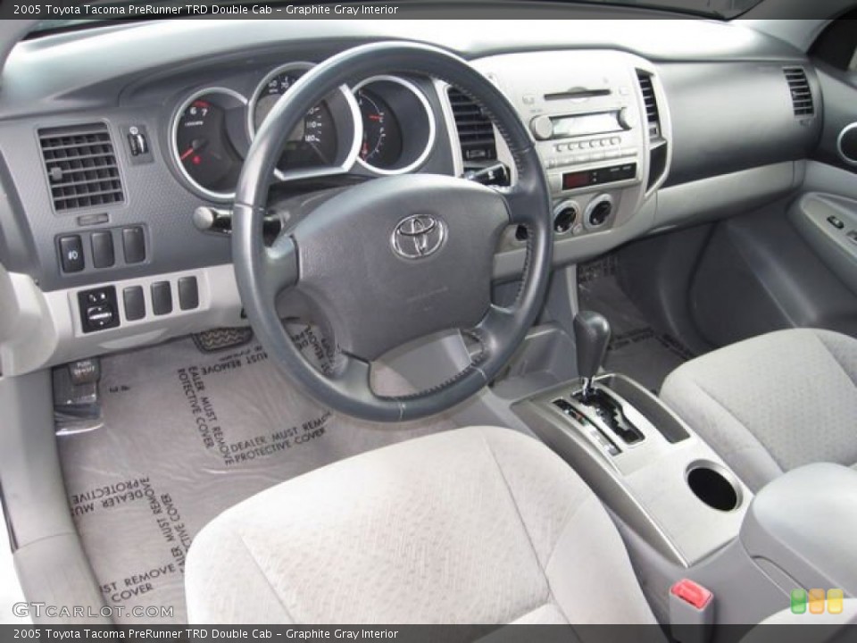 Graphite Gray Interior Photo for the 2005 Toyota Tacoma PreRunner TRD Double Cab #80807806