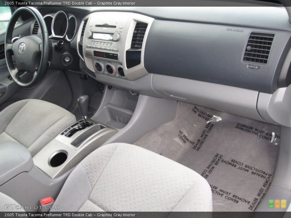 Graphite Gray Interior Dashboard for the 2005 Toyota Tacoma PreRunner TRD Double Cab #80807828