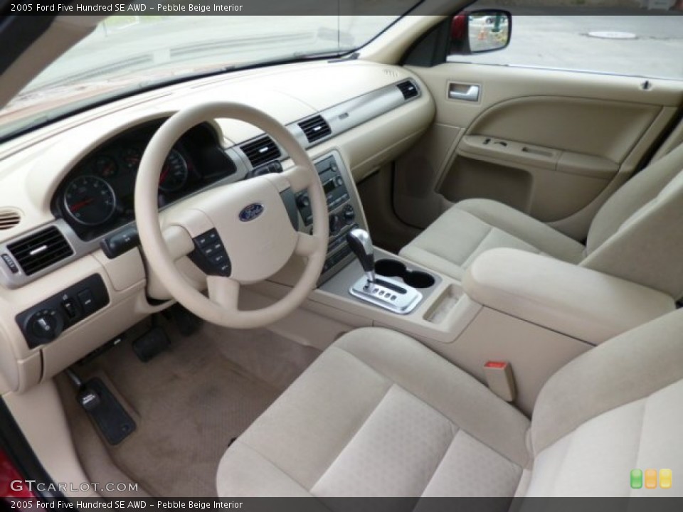 Pebble Beige 2005 Ford Five Hundred Interiors