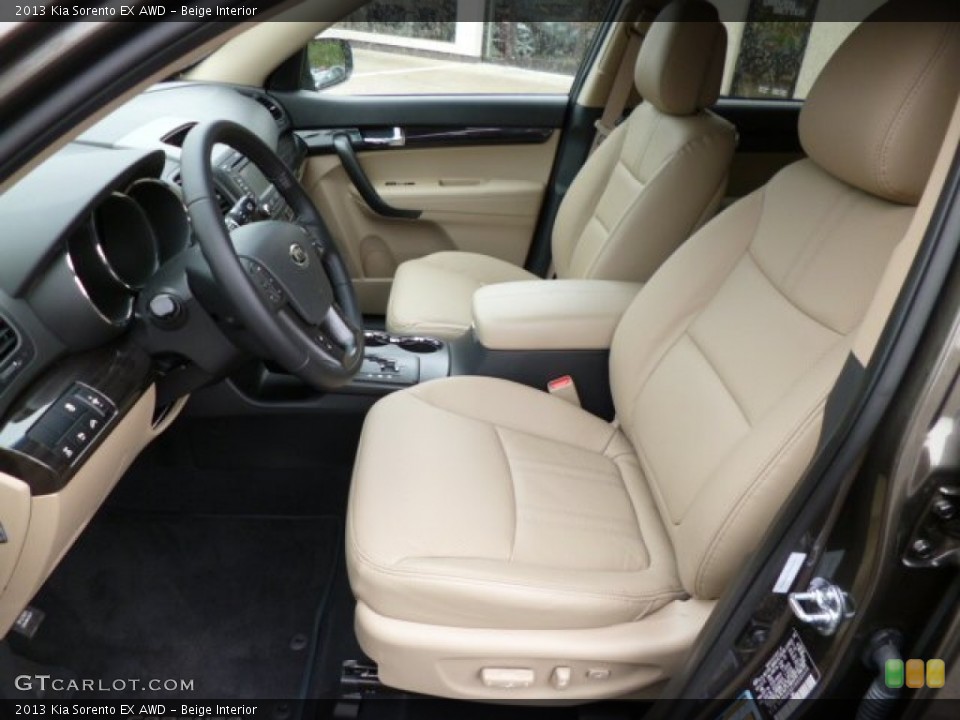 Beige Interior Photo for the 2013 Kia Sorento EX AWD #80811274