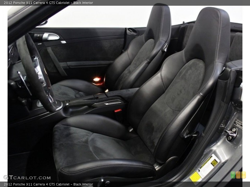 Black Interior Photo for the 2012 Porsche 911 Carrera 4 GTS Cabriolet #80813545