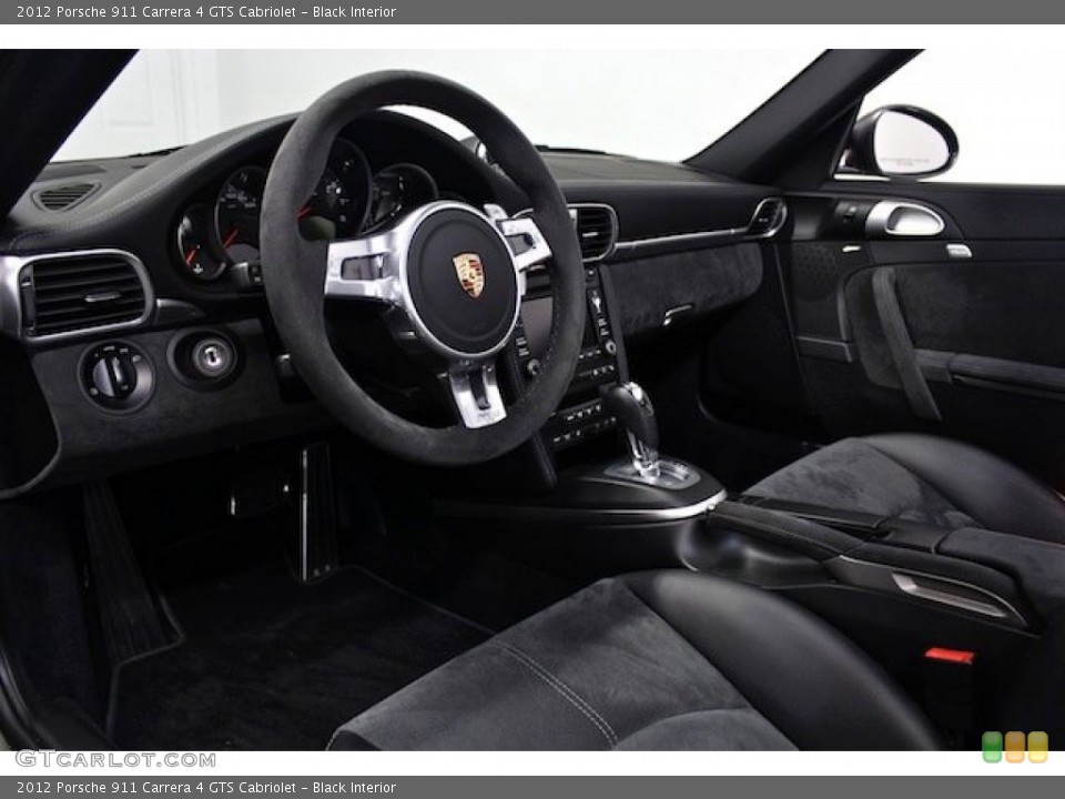 Black Interior Photo for the 2012 Porsche 911 Carrera 4 GTS Cabriolet #80813721