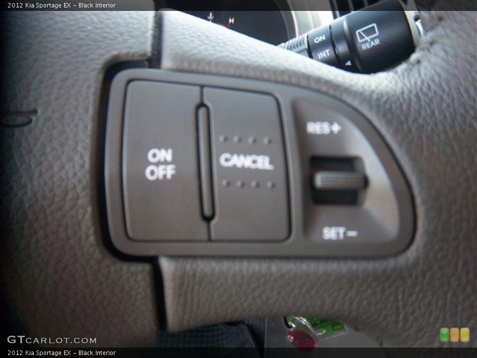 Black Interior Controls for the 2012 Kia Sportage EX #80814250