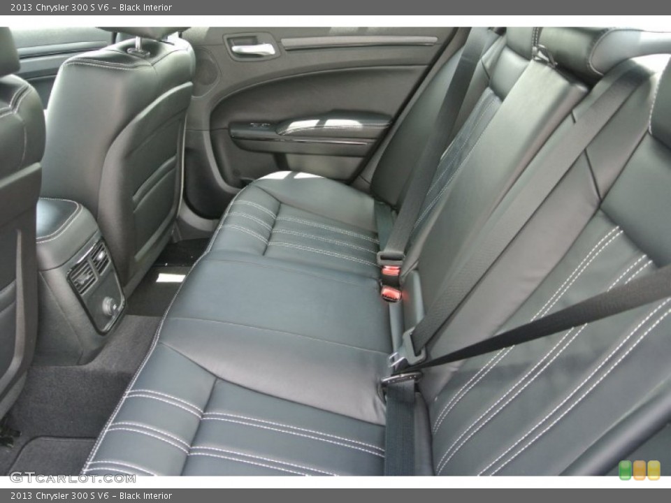 Black Interior Rear Seat for the 2013 Chrysler 300 S V6 #80815654