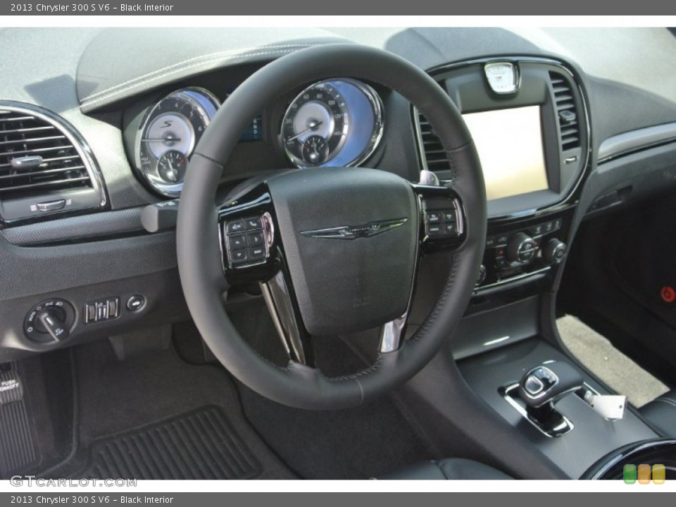 Black Interior Steering Wheel for the 2013 Chrysler 300 S V6 #80815840