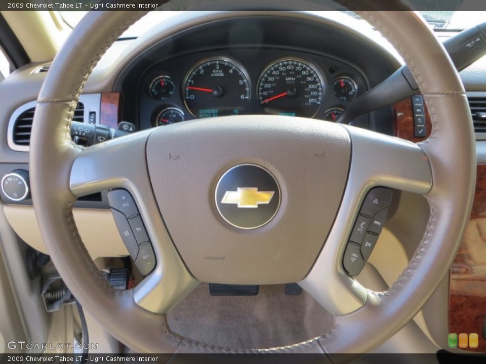 Light Cashmere Interior Steering Wheel for the 2009 Chevrolet Tahoe LT #80817969