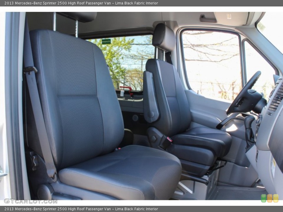 Lima Black Fabric Interior Front Seat for the 2013 Mercedes-Benz Sprinter 2500 High Roof Passenger Van #80821268