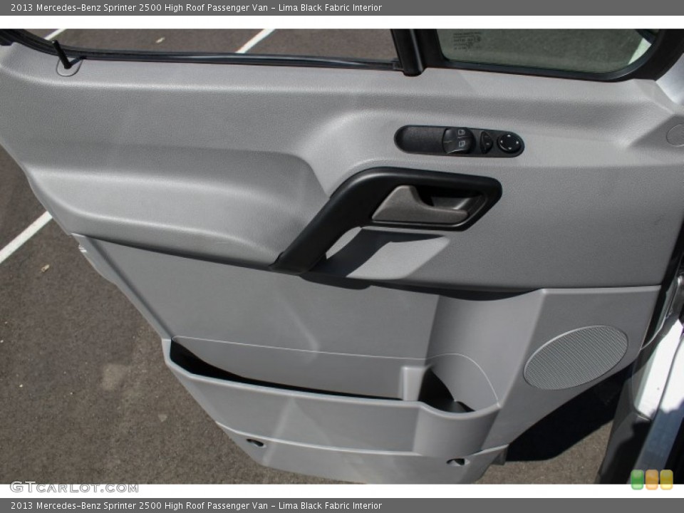 Lima Black Fabric Interior Door Panel for the 2013 Mercedes-Benz Sprinter 2500 High Roof Passenger Van #80821289