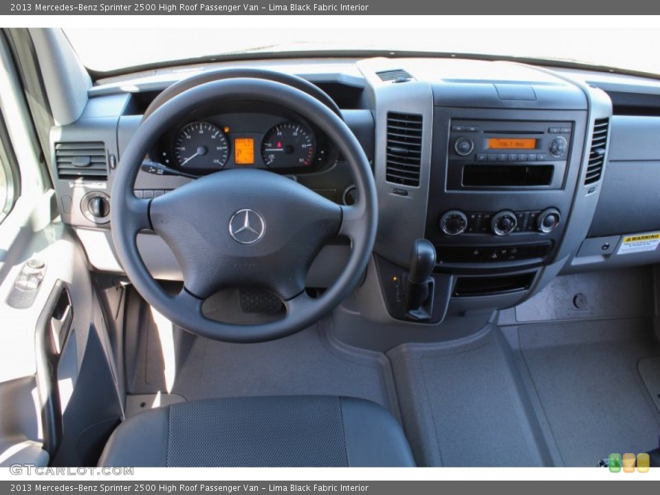 Lima Black Fabric Interior Dashboard for the 2013 Mercedes-Benz Sprinter 2500 High Roof Passenger Van #80821345