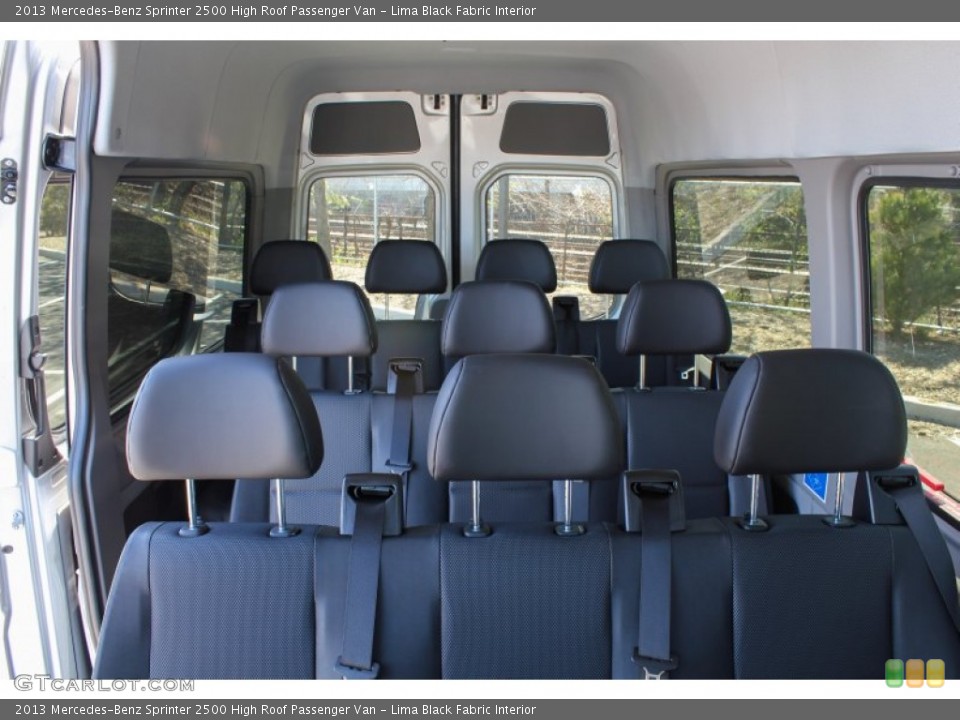 Lima Black Fabric Interior Rear Seat for the 2013 Mercedes-Benz Sprinter 2500 High Roof Passenger Van #80821375