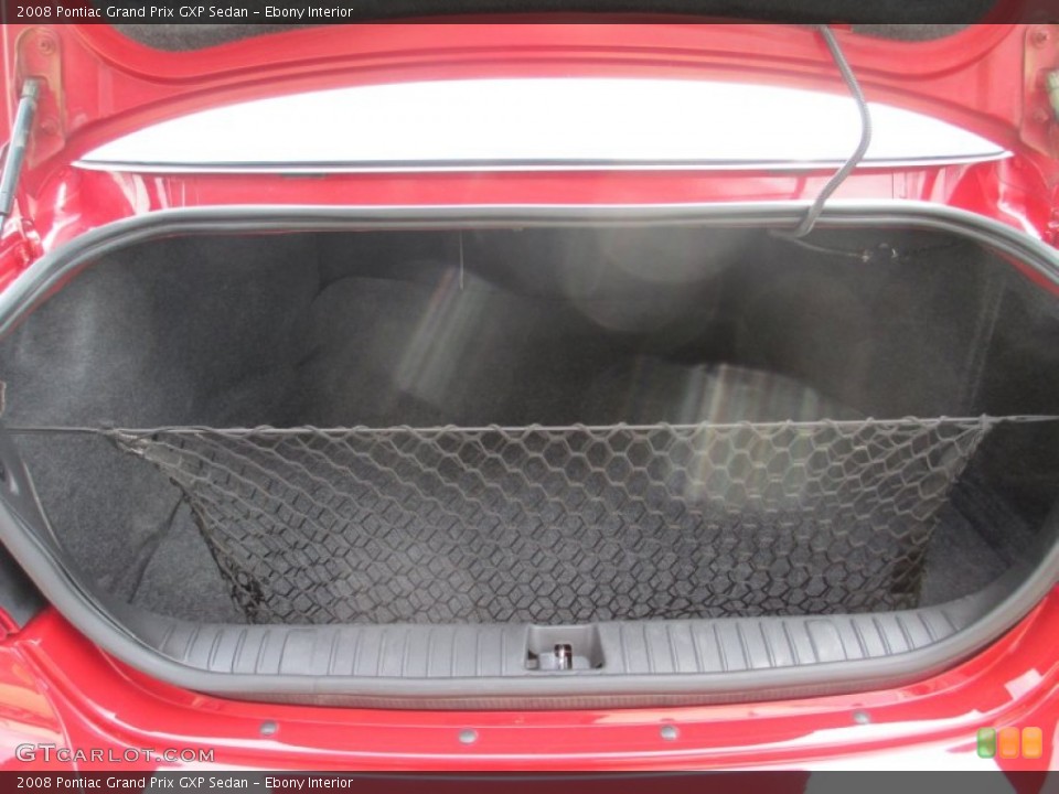 Ebony Interior Trunk for the 2008 Pontiac Grand Prix GXP Sedan #80822619