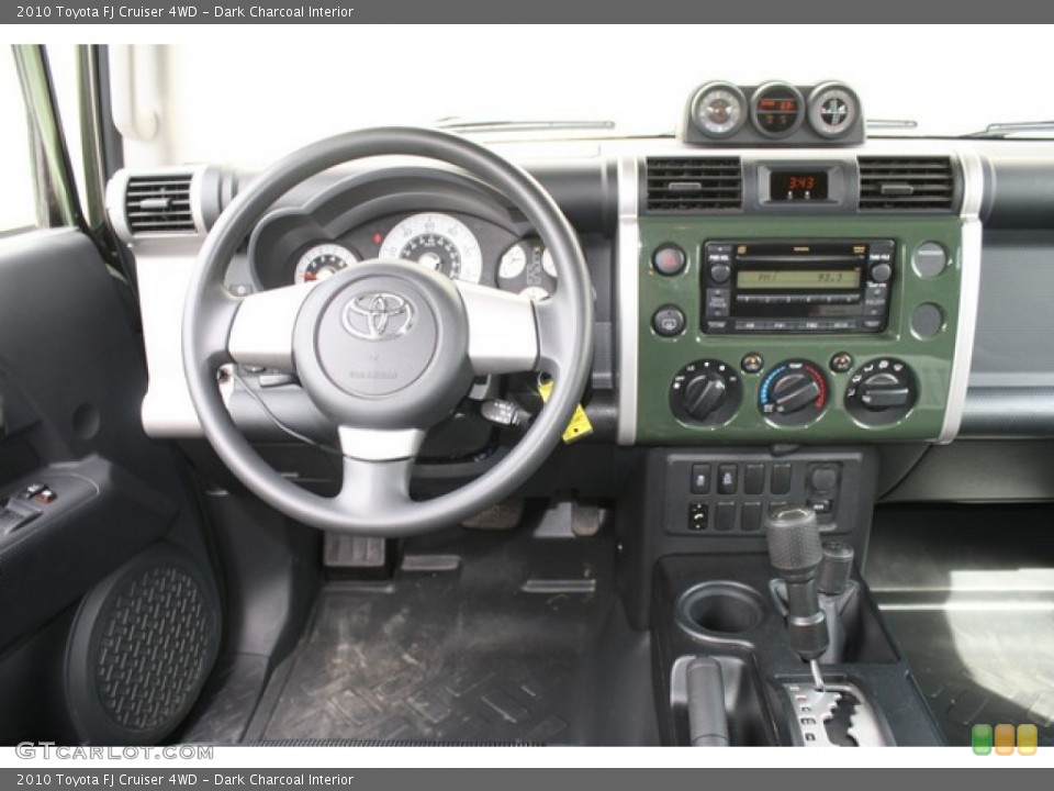 Dark Charcoal Interior Dashboard for the 2010 Toyota FJ Cruiser 4WD #80822947
