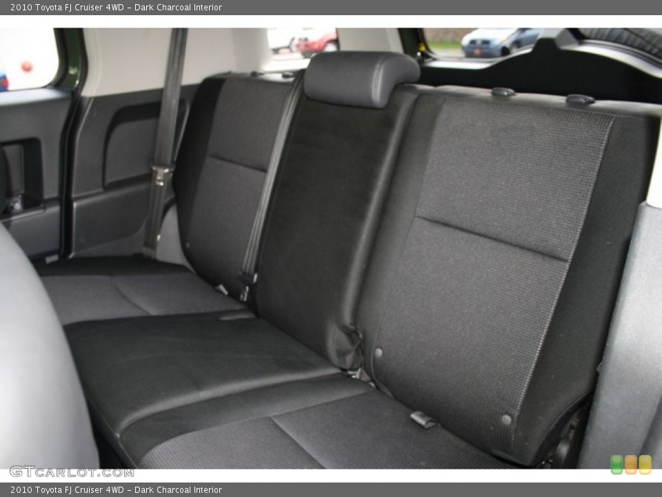 Dark Charcoal Interior Rear Seat for the 2010 Toyota FJ Cruiser 4WD #80823080