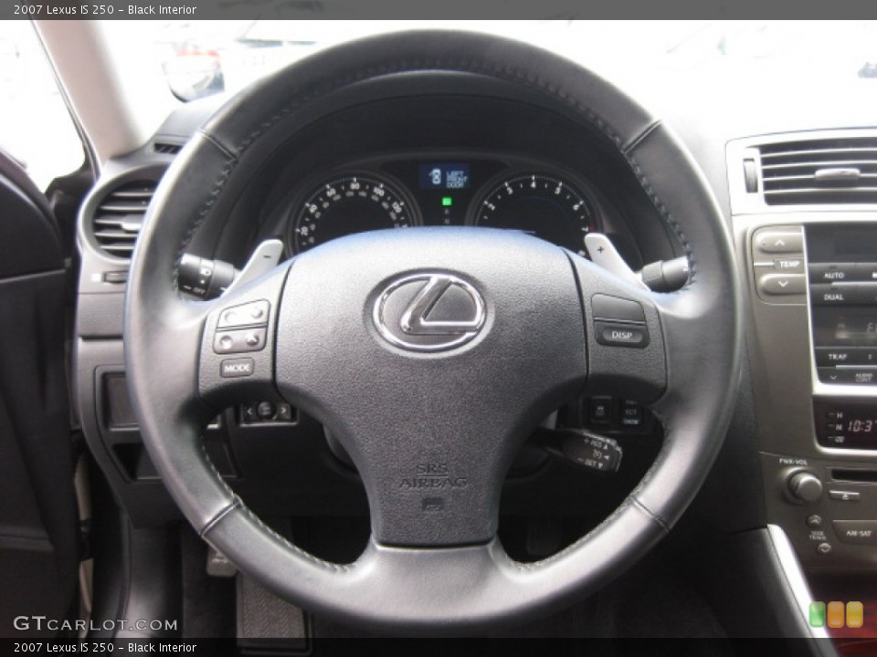 Black Interior Steering Wheel for the 2007 Lexus IS 250 #80823147