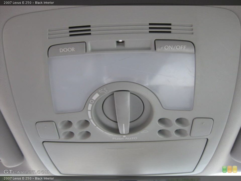 Black Interior Controls for the 2007 Lexus IS 250 #80823223