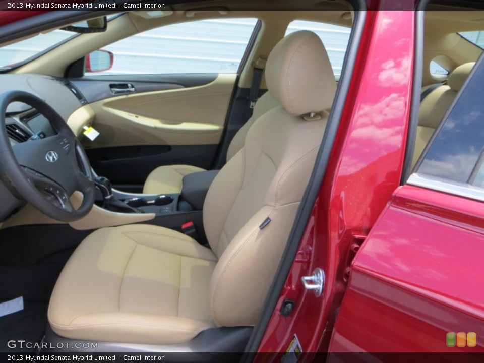 Camel Interior Photo for the 2013 Hyundai Sonata Hybrid Limited #80823348