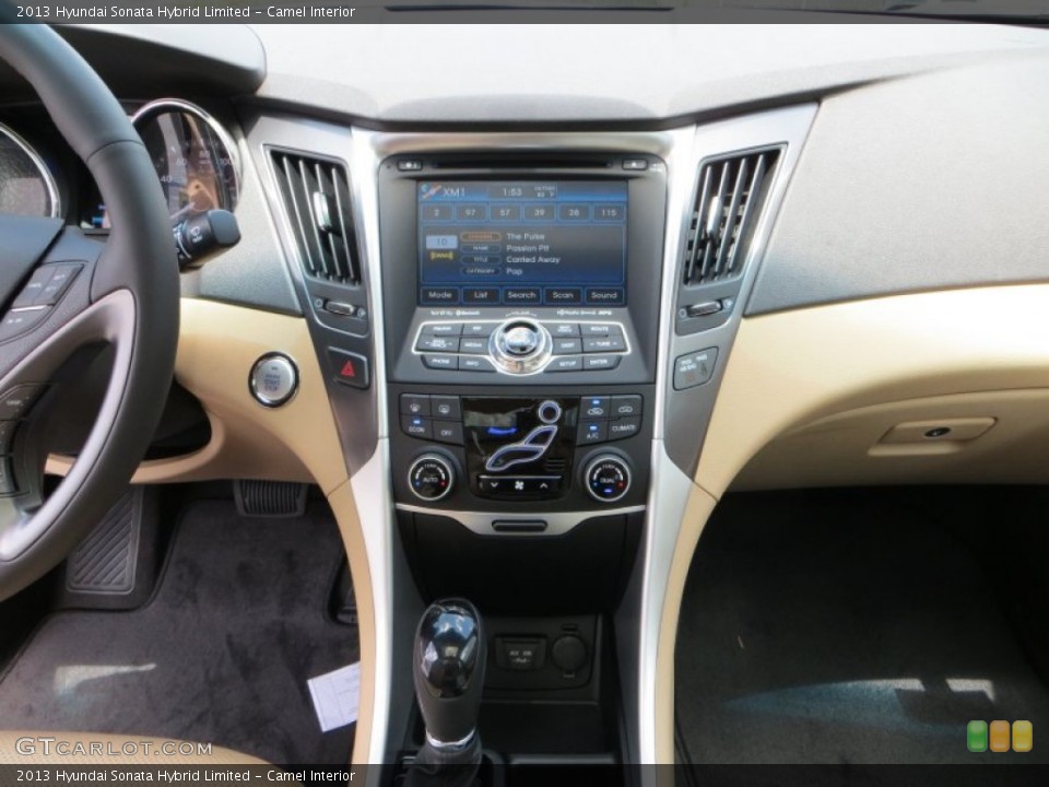 Camel Interior Controls for the 2013 Hyundai Sonata Hybrid Limited #80823442