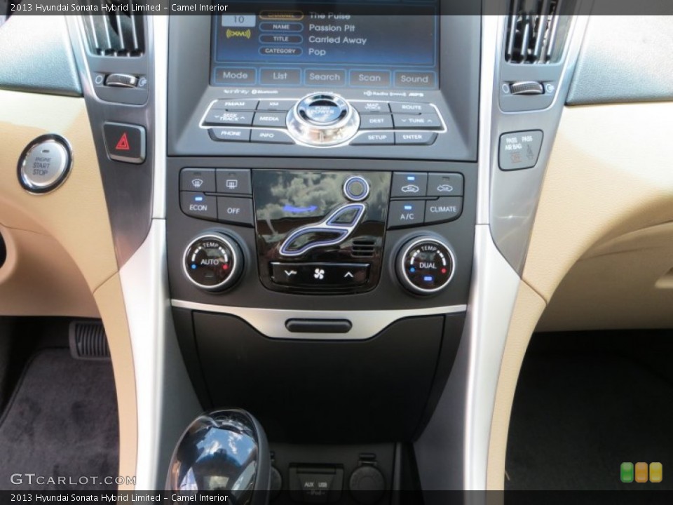 Camel Interior Controls for the 2013 Hyundai Sonata Hybrid Limited #80823485