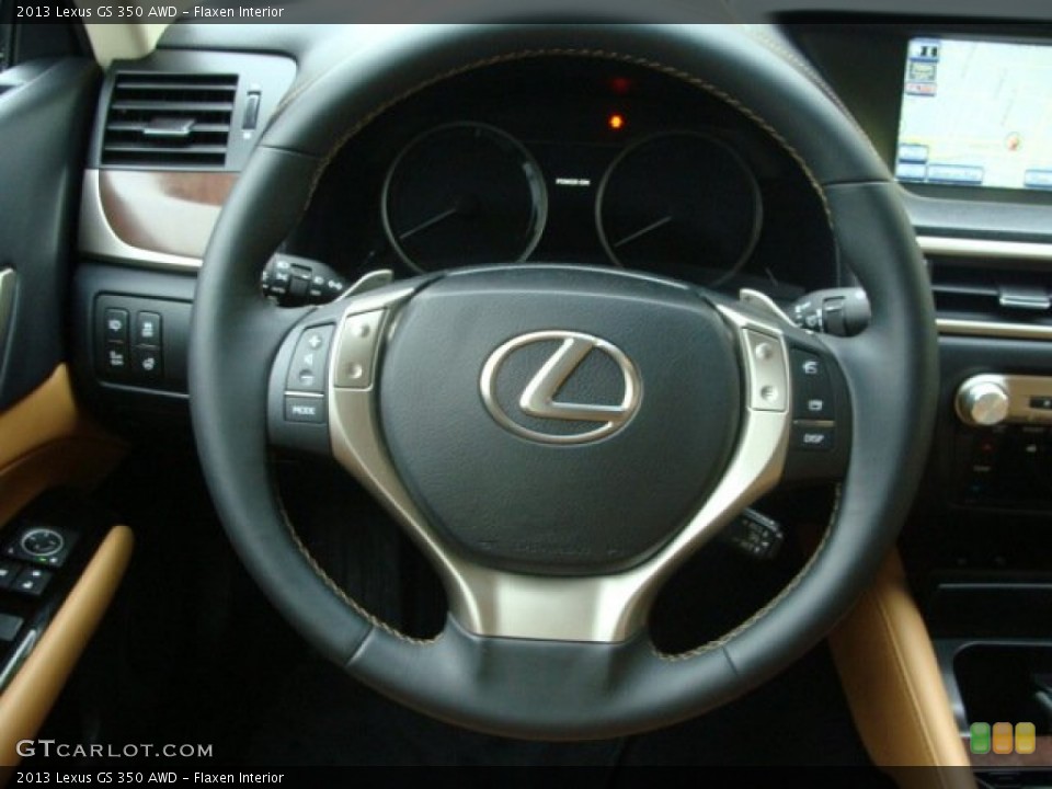 Flaxen Interior Steering Wheel for the 2013 Lexus GS 350 AWD #80823955