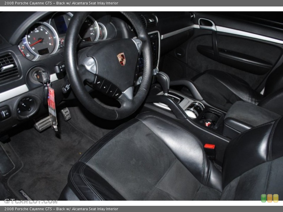 Black w/ Alcantara Seat Inlay Interior Photo for the 2008 Porsche Cayenne GTS #80824897
