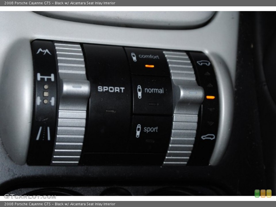 Black w/ Alcantara Seat Inlay Interior Controls for the 2008 Porsche Cayenne GTS #80825026