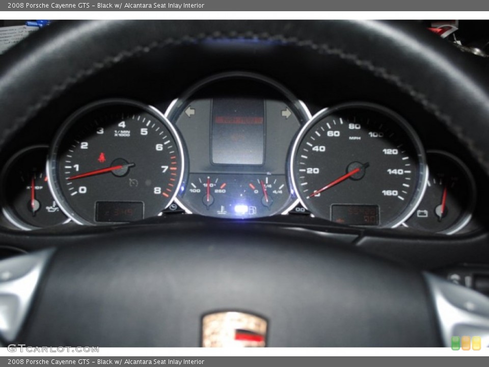 Black w/ Alcantara Seat Inlay Interior Gauges for the 2008 Porsche Cayenne GTS #80825318