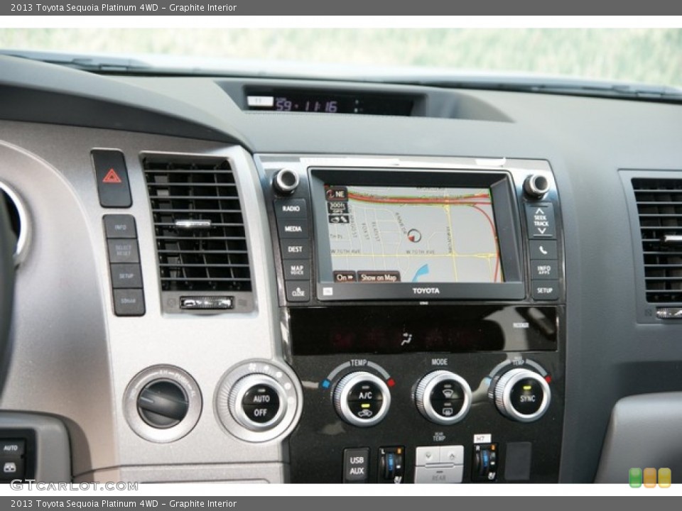 Graphite Interior Navigation for the 2013 Toyota Sequoia Platinum 4WD #80827054