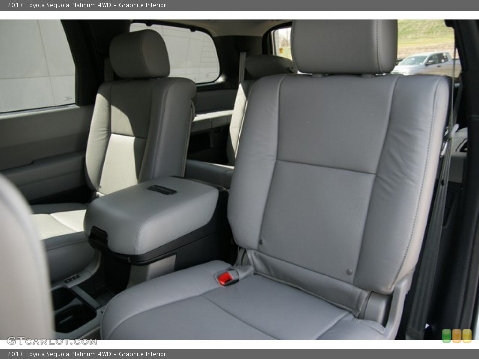 Graphite Interior Rear Seat for the 2013 Toyota Sequoia Platinum 4WD #80827072